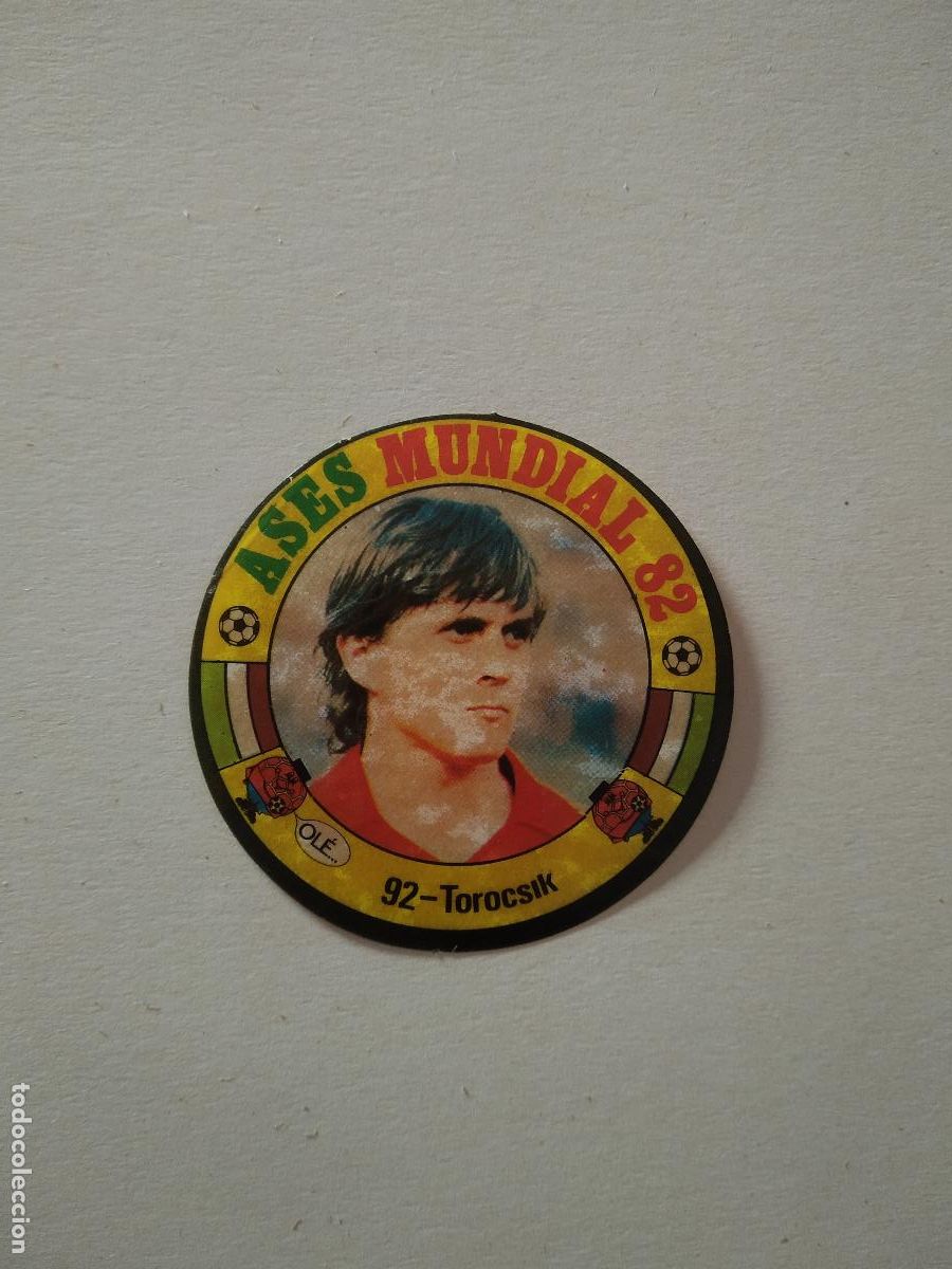 Cromos de f&uacute;tbol: 92 TOROCSIK HUNGRIA CROMO FUTBOL ASES MUNDIAL 1982 WORLD CUP COPA MUNDO 82 REYAUCA