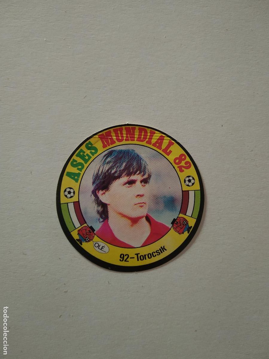 Cromos de f&uacute;tbol: 92 TOROCSIK HUNGRIA CROMO FUTBOL ASES MUNDIAL 1982 WORLD CUP COPA MUNDO 82 REYAUCA