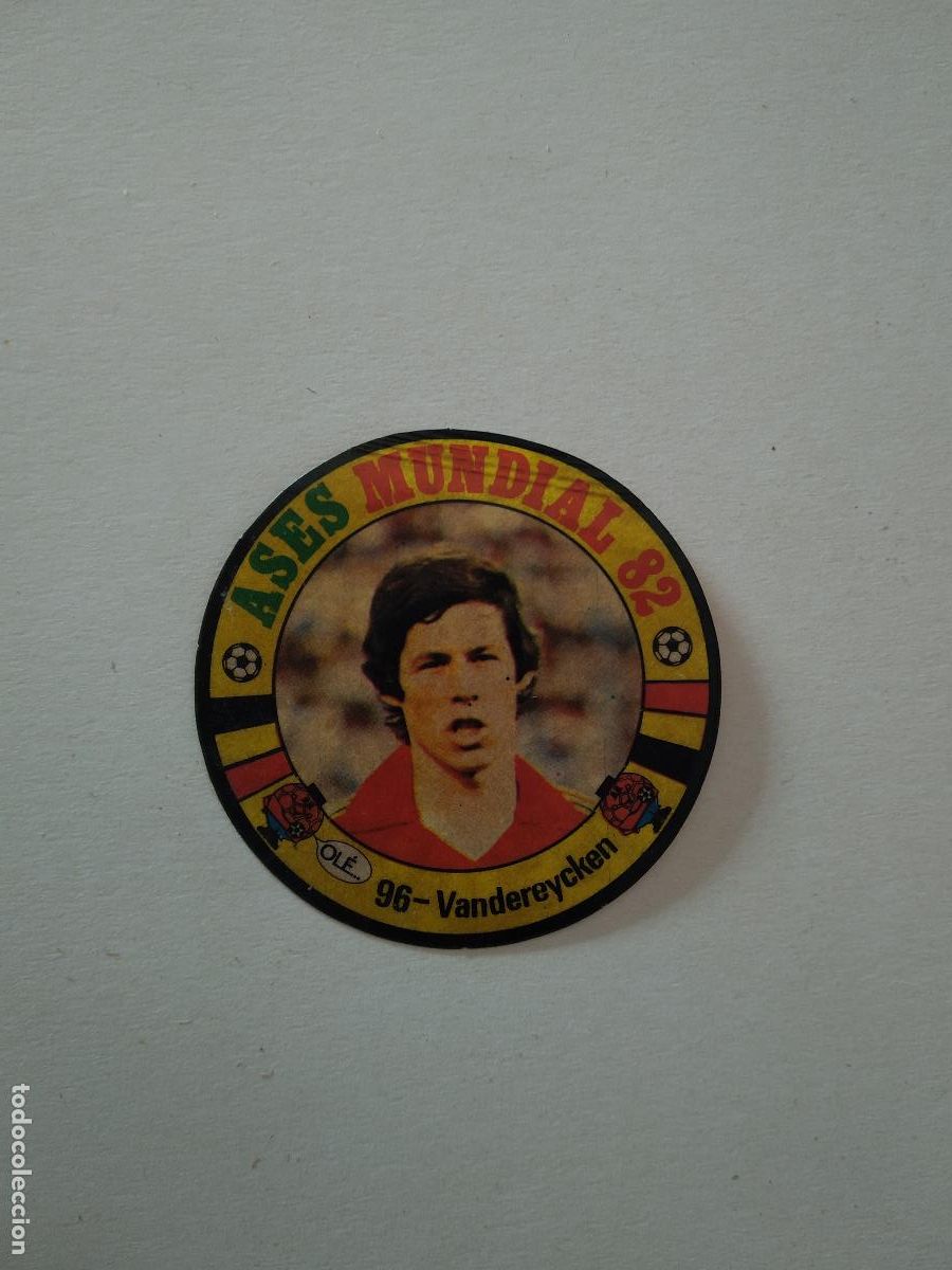 Cromos de f&uacute;tbol: 96 VANDEREYCKEN BELGICA CROMO FUTBOL ASES MUNDIAL 1982 WORLD CUP COPA MUNDO 82 REYAUCA