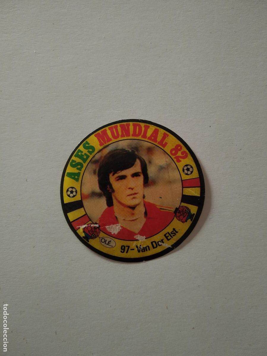 Cromos de f&uacute;tbol: 97 VAN DER ELST BELGICA CROMO FUTBOL ASES MUNDIAL 1982 WORLD CUP COPA MUNDO 82 REYAUCA