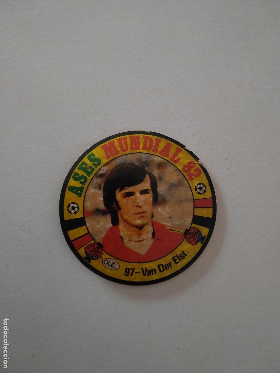Cromos de F&uacute;tbol: 97 VAN DER ELST BELGICA CROMO FUTBOL ASES MUNDIAL 1982 WORLD CUP COPA MUNDO 82 REYAUCA