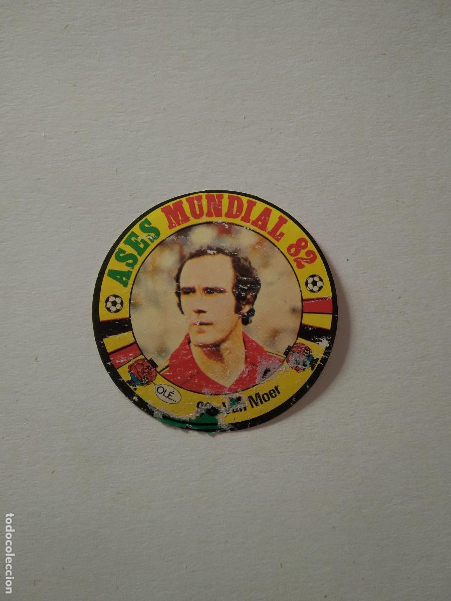 Cromos de f&uacute;tbol: 98 VAN MOER BELGICA CROMO FUTBOL ASES MUNDIAL 1982 WORLD CUP COPA MUNDO 82 REYAUCA