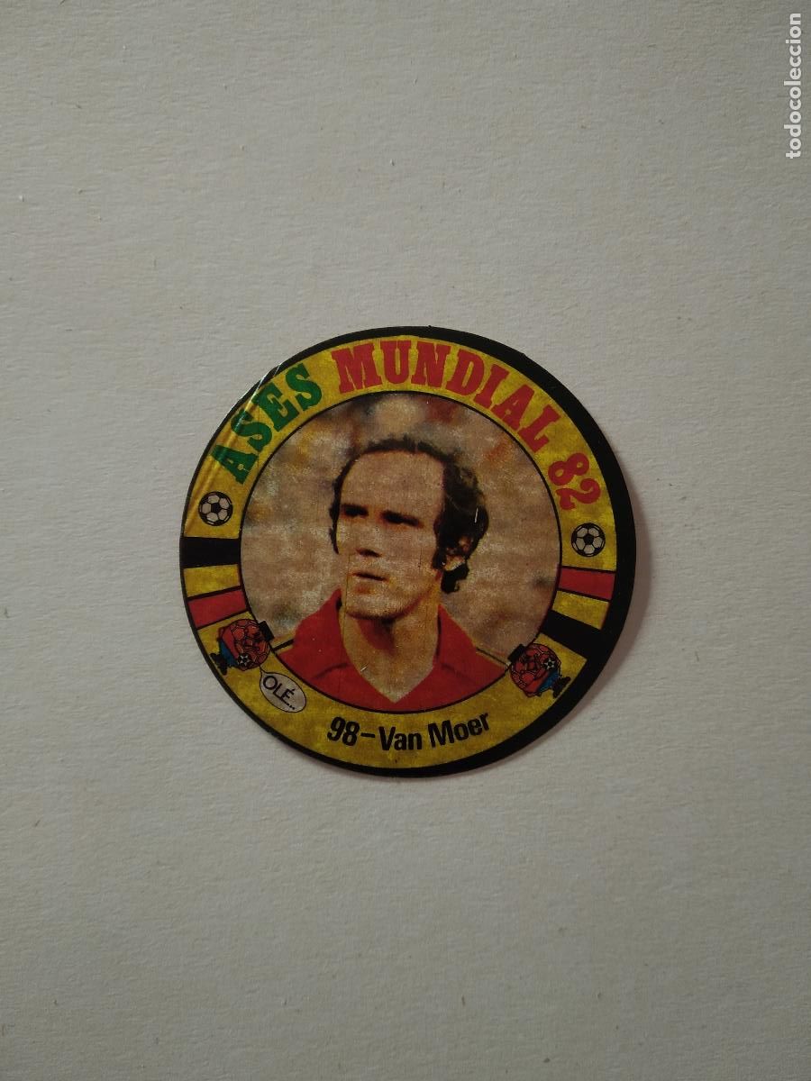 Cromos de f&uacute;tbol: 98 VAN MOER BELGICA CROMO FUTBOL ASES MUNDIAL 1982 WORLD CUP COPA MUNDO 82 REYAUCA