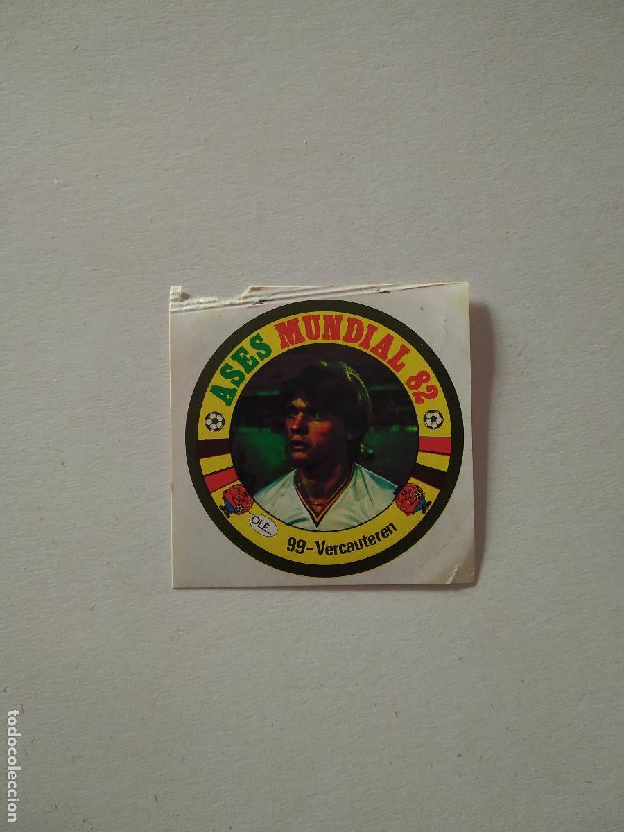 Cromos de f&uacute;tbol: 99 VERCAUTEREN BELGICA CROMO FUTBOL ASES MUNDIAL 1982 WORLD CUP COPA MUNDO 82 REYAUCA