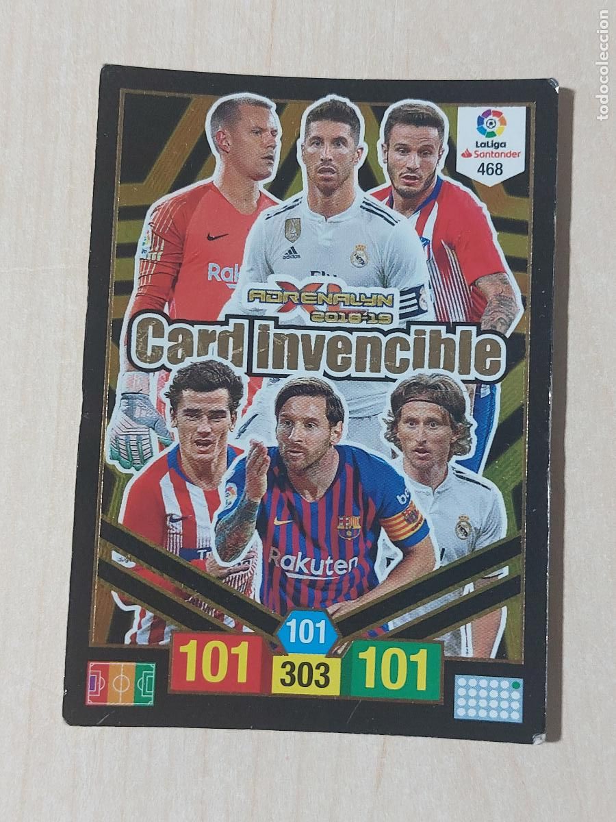 Cromos de F&uacute;tbol: FICHA N&ordm; 468 CARD INVENCIBLE - ADRENALYN 18 19 - PANINI 2018 - 19 - CROMO