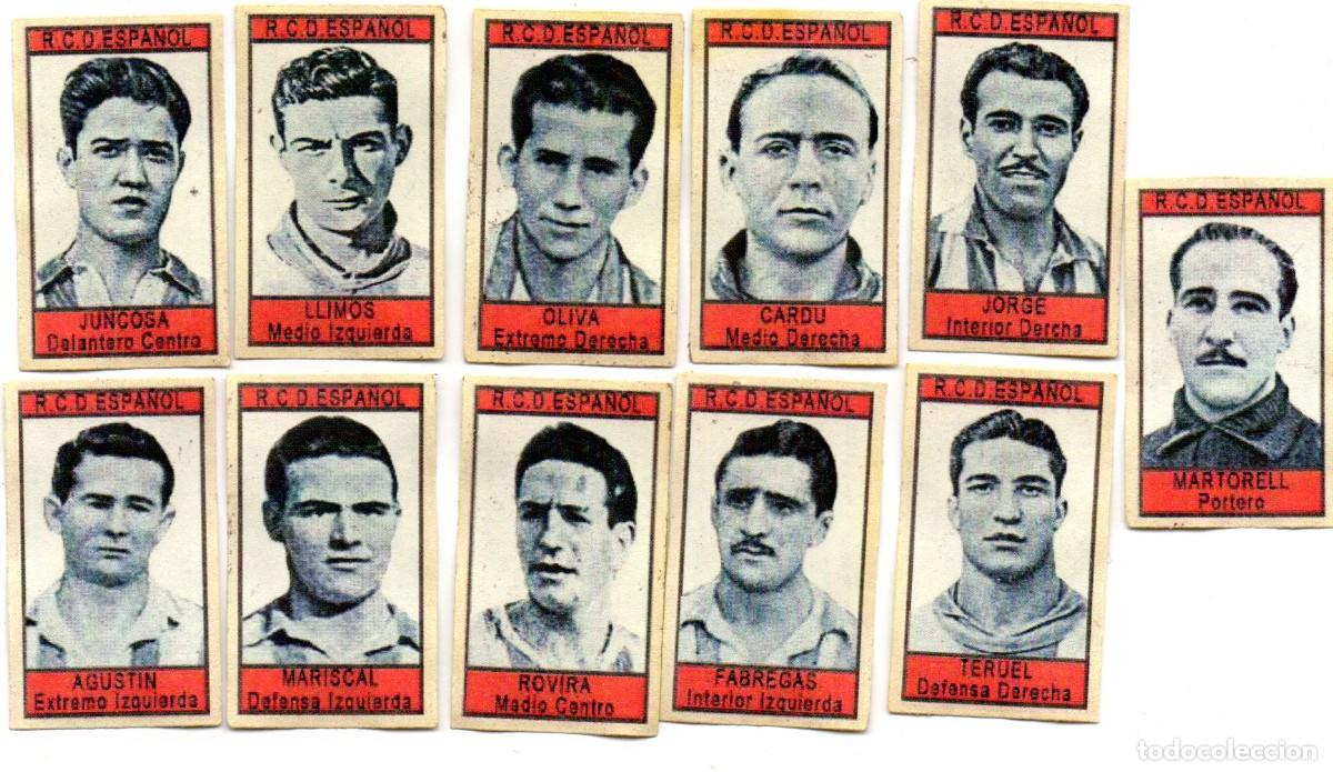 Cromos de f&uacute;tbol: ESPA&Ntilde;OL 1943 DE CONDIMENTOS EL CAMPANAR. - Foto 1