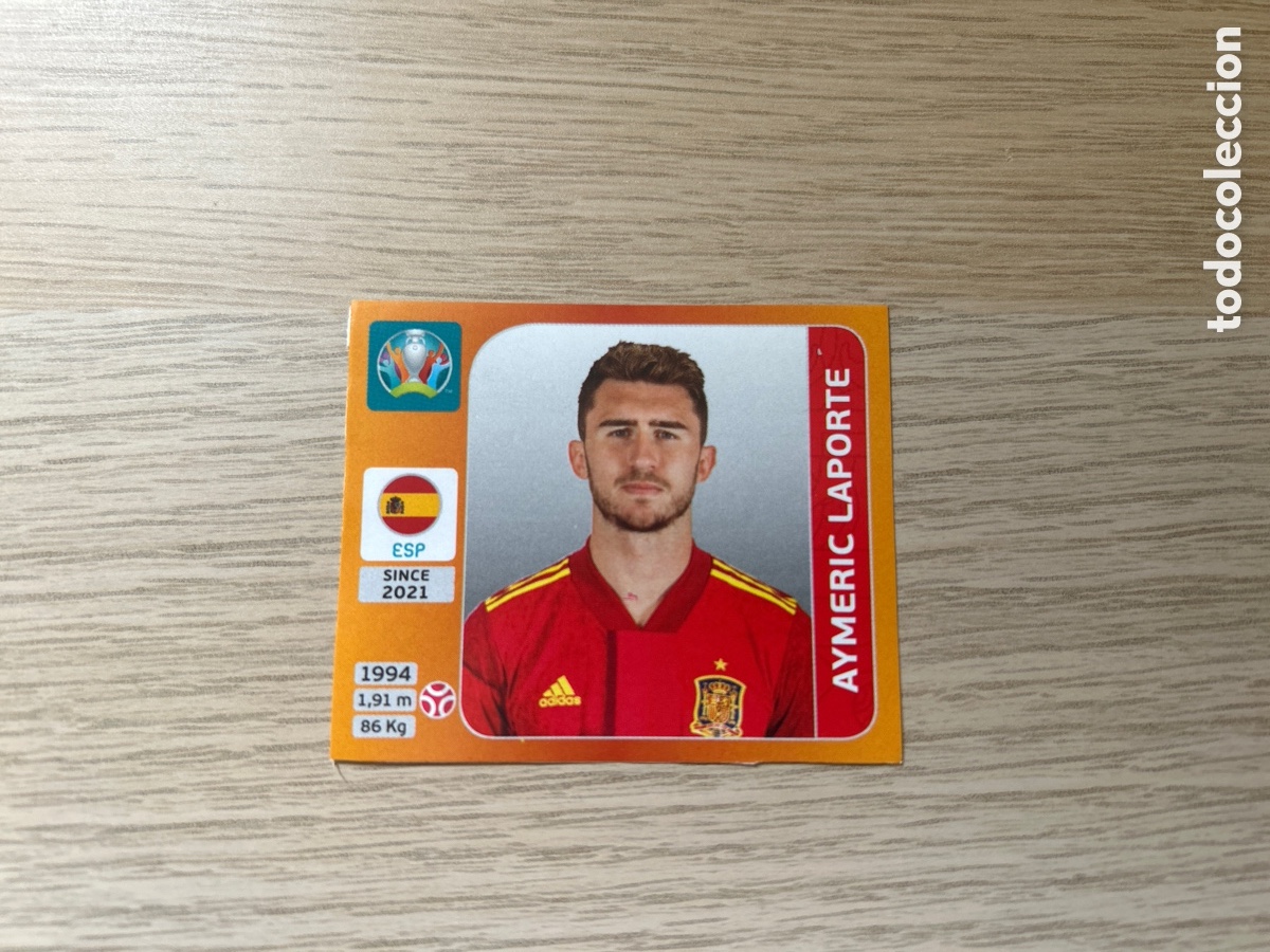 Cromos de f&uacute;tbol: UEFA EURO 2020 LAPORTE ESPA&Ntilde;A - Foto 1