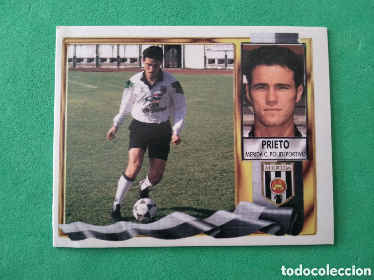 Figurine di Calcio: PRIETO MERIDA EDICIONES ESTE 95 96 1995 1996 NUEVO SIN PEGAR UNIFICO ENVIOS
