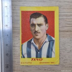 Cromos de Fútbol: ⚜️ A0102. CROMO TINO. CORUÑA. ED. BRUGUERA CAMPEONES 1951. NUNCA PEGADO
