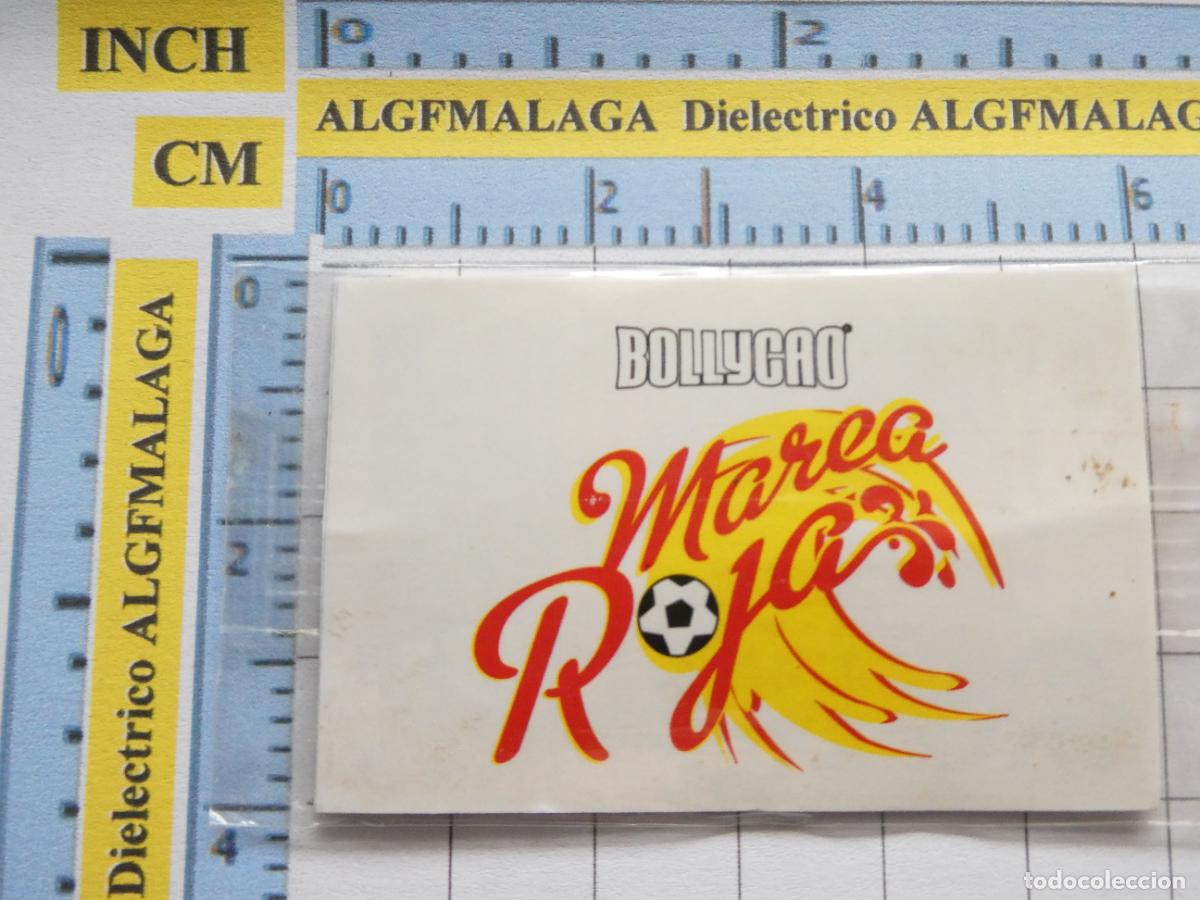 Fu&szlig;ball-Sticker: CROMO CROMITO DULCES PASTELITOS BOLLYCAO. FUTBOLMANIA FUTBOL MANIA. ESPA&Ntilde;A MAREA ROJA. PRECINTADO