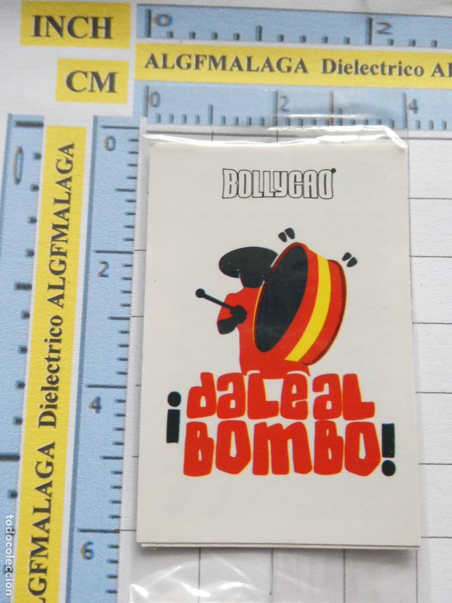 Figurine di Calcio: CROMO CROMITO DULCES PASTELITOS BOLLYCAO. FUTBOLMANIA FUTBOL MANIA. ESPA&Ntilde;A DALE BOMBO. PRECINTADO