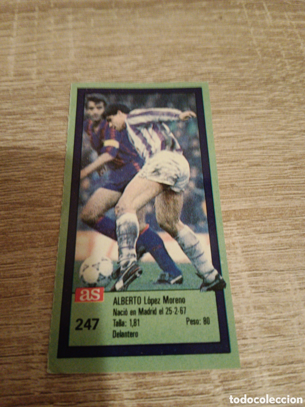 Football Stickers: Diario As liga 1989 1990 89 90 247 Alberto
