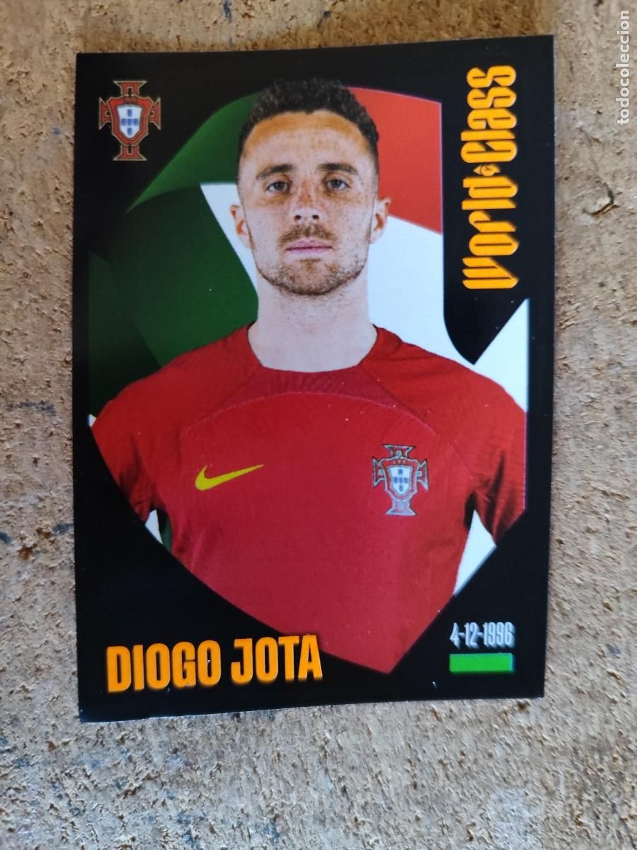 Cromos de f&uacute;tbol: WORLD CLASS 2024 STICKER DIOGO JOTA PORTUGAL #P18 PANINI THE GAME CHANGERS