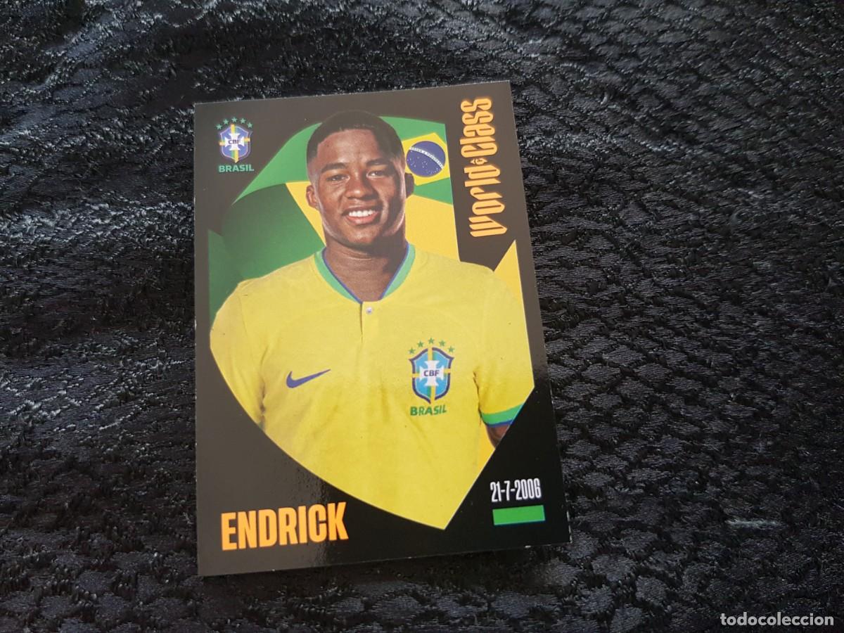 Cromos de f&uacute;tbol: Cromo World Class Panini 54 Endrick (Brasil) - Foto 1