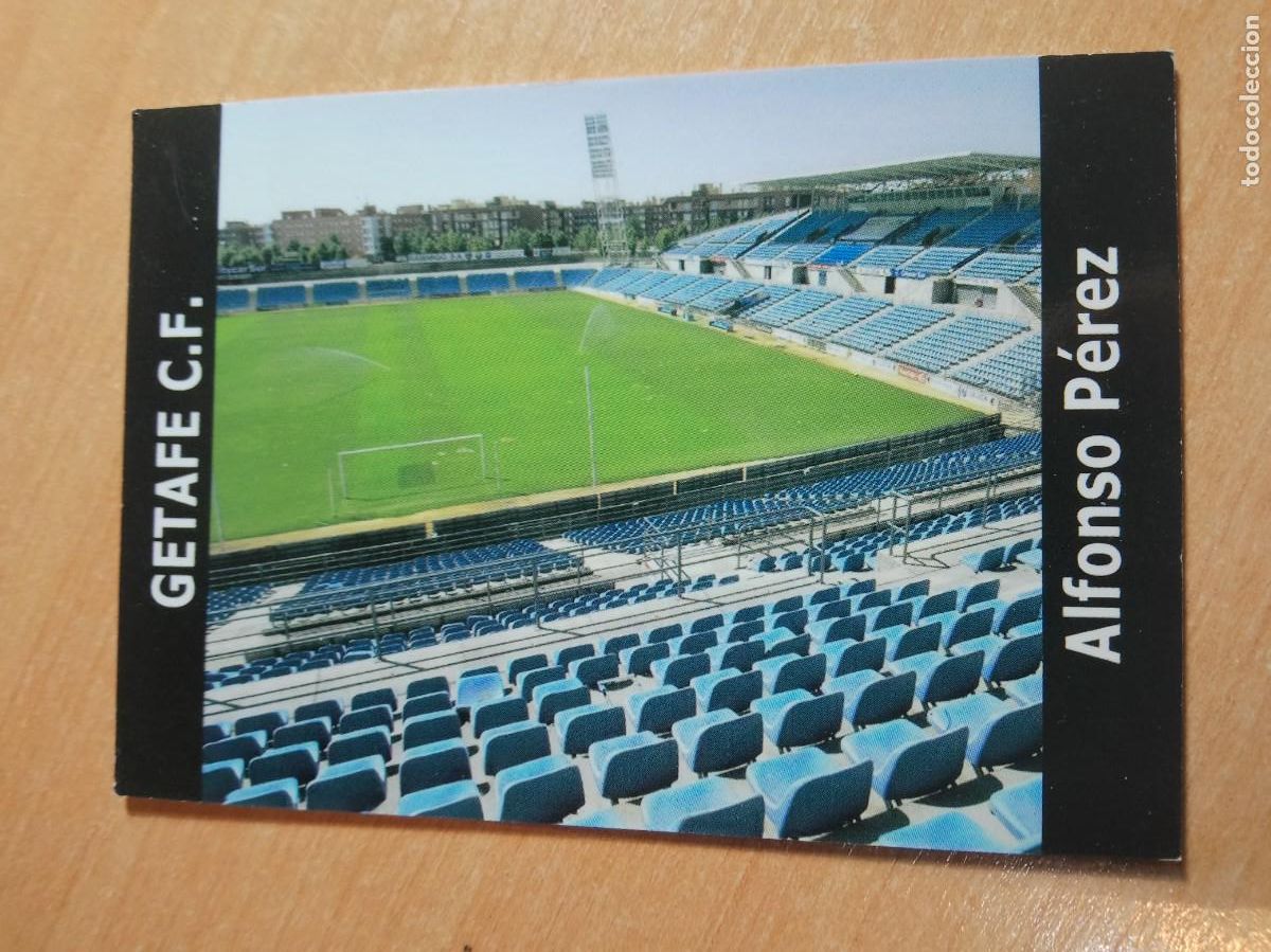Football Stickers: 326 ESTADIO ALFONSO P&Eacute;REZ GETAFE 2005 2006 MUNDICROMO 05 06 LAS FICHAS DE LA LIGA