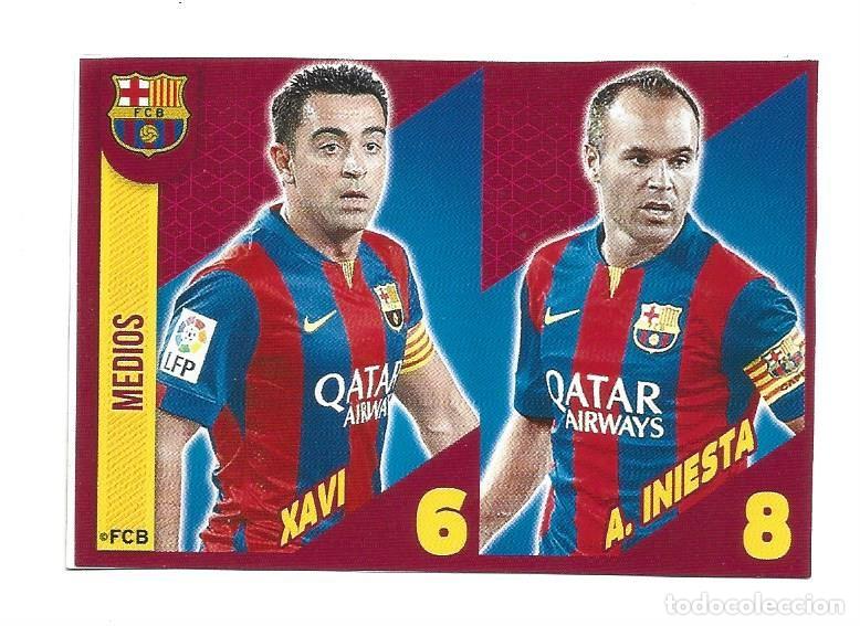 Cromos de f&uacute;tbol: 1 cromo del barca medios - Foto 1