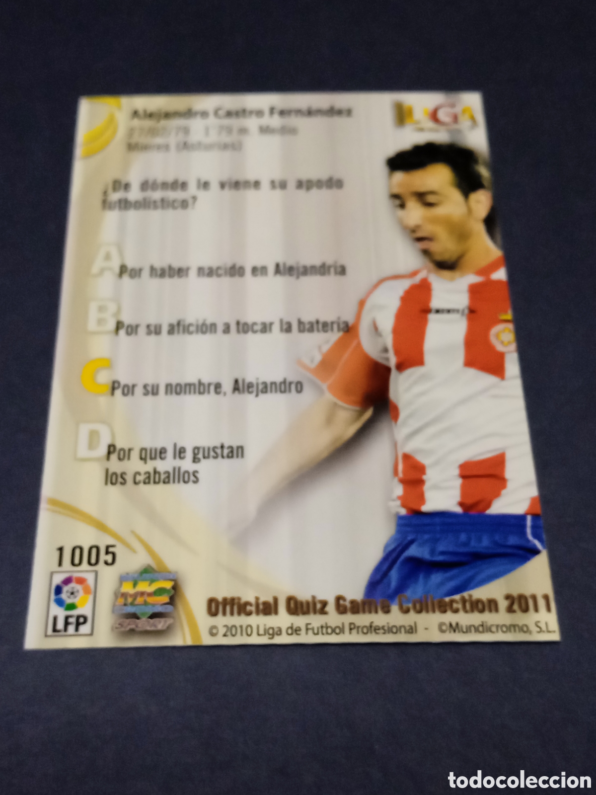 Cromos de f&uacute;tbol: 1005 mate JANDRO GIRONA - Foto 2