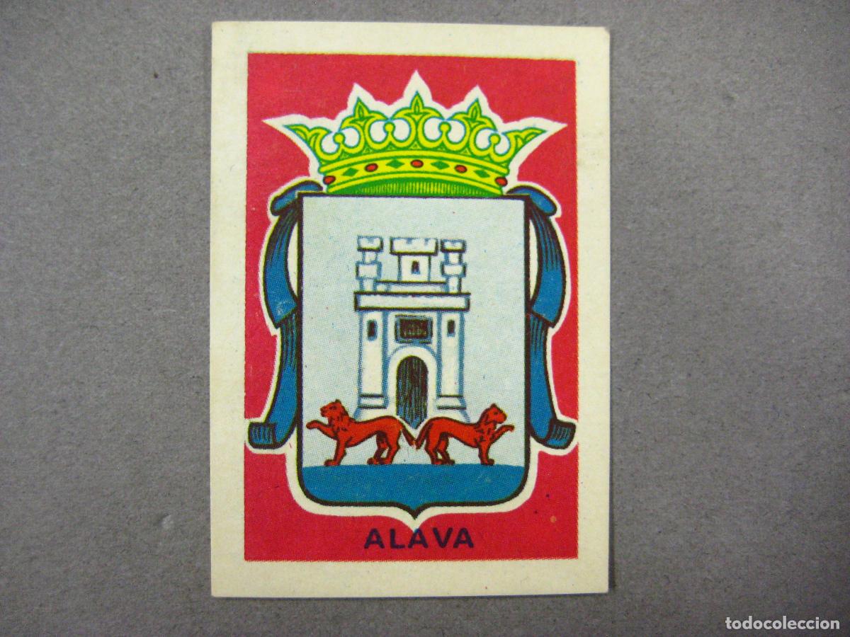 Football Stickers: CROMO CON EL ESCUDO DE &Aacute;LAVA. ALBUM INDUSTRIAS GR&Aacute;FICAS VISEDO 1971. FUTBOL