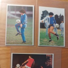 Cromos de Fútbol: 3 CROMOS COLECCIÓN 1984 DIEGO MARADONA