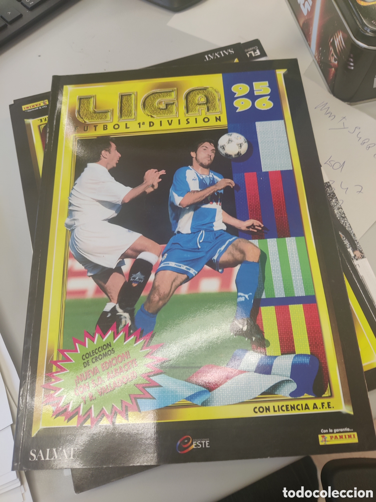 Cromos de f&uacute;tbol: Este 1995 1996 95 96 este Facs&iacute;mil salvat - Foto 1