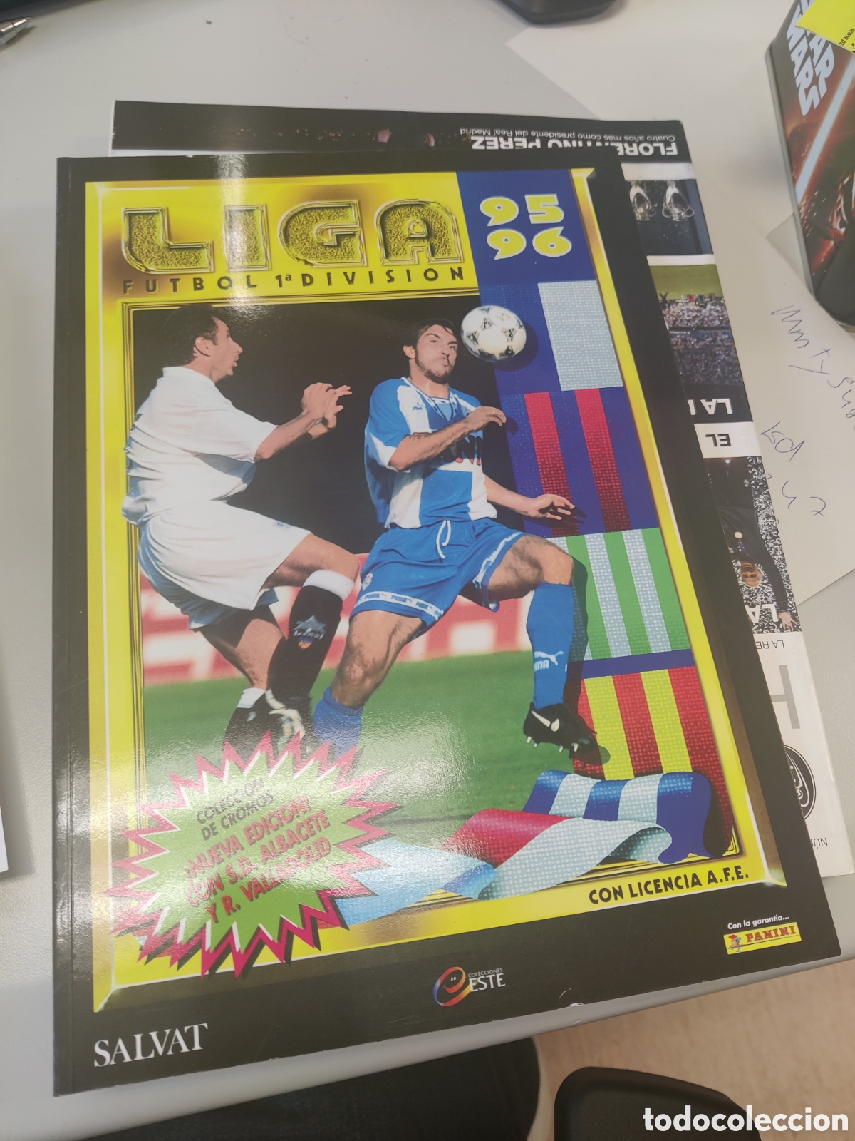 Cromos de f&uacute;tbol: Este 1995 1996 95 96 este Facs&iacute;mil salvat - Foto 1