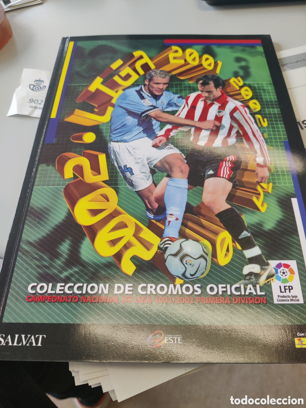 Cromos de f&uacute;tbol: 01 02 01 02 este Facs&iacute;mil salvat - Foto 1