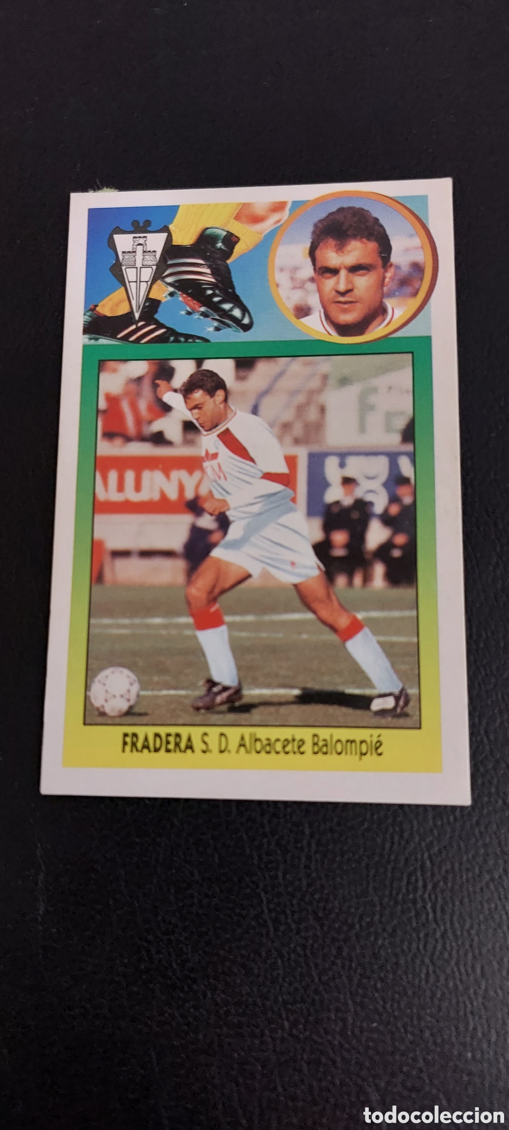 Cromos de f&uacute;tbol: Fradera coloca albacete 93/94 - Foto 1