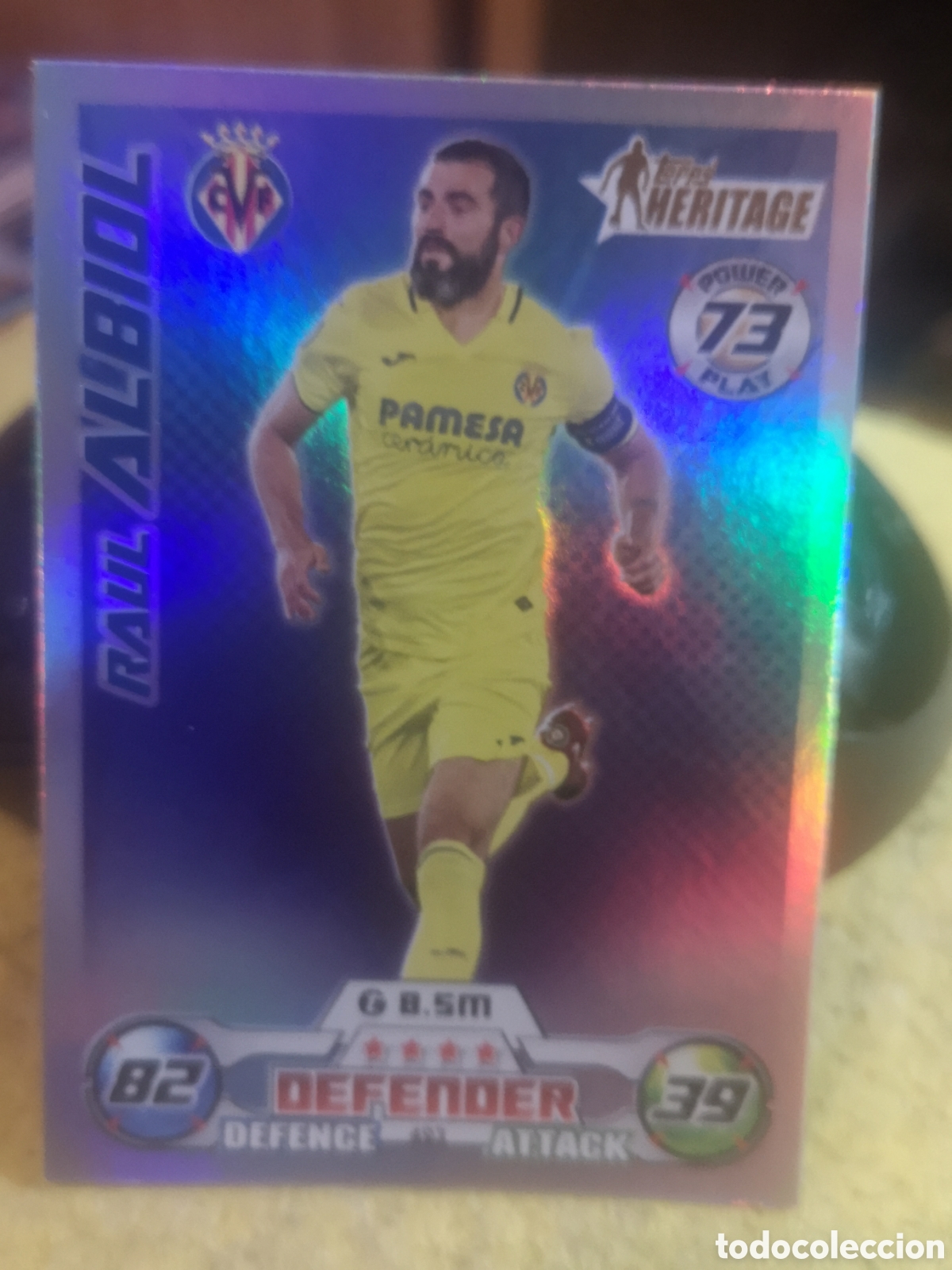 Cromos de f&uacute;tbol: TOPPS MATCH ATTAX 2022 2023 - 22 23 TOPPS HERITAGE RAUL ALBIOL VILLARREAL 493
