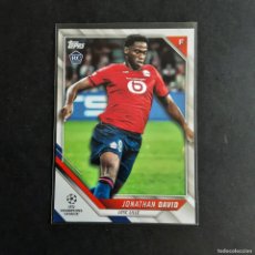 Cromos de Fútbol: CHAMPIONS LEAGUE 2021 2022 TRADING CARDS TOPPS N 176 JONATHAN DAVID LILLE ROOKIE