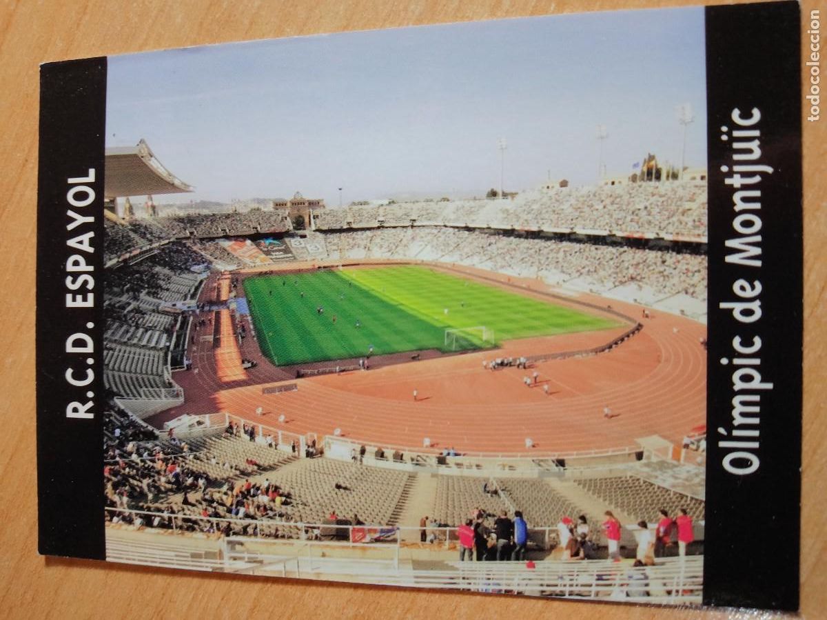 Cromos de F&uacute;tbol: 110 ERROR NOMBRE ESTADIO OLIMPIC MONTJUIC ESPANYOL 2005 2006 MUNDICROMO 05 06