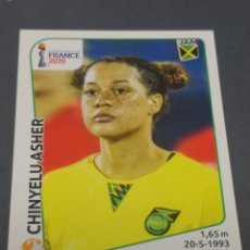 Cromos de Fútbol: 244 CHINYELU ASHER JAMAICA CROMOS STICKERS WOMEN'S WORLD CUP FRANCE 2019 FRANCIA 19 FEMENINO F