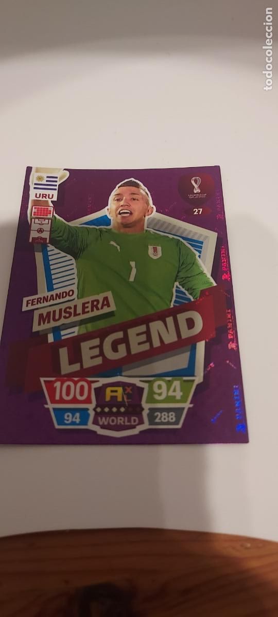 Fu&szlig;ball-Sticker: MUNDIAL ADRENALYN 2022 WORLD CUP QATAR ALBUM PANINI N&ordm;27 MUSLERA LEGENG