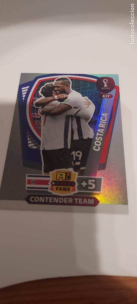 Fu&szlig;ball-Sticker: MUNDIAL ADRENALYN 2022 WORLD CUP QATAR ALBUM PANINI N&ordm;437 COSTA RICA