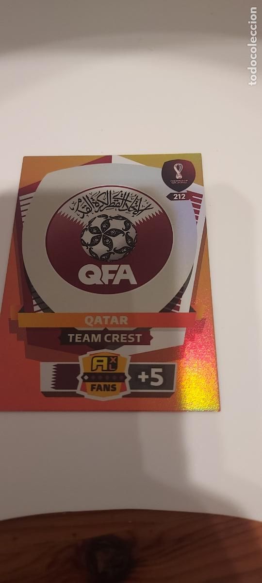 Football Stickers: MUNDIAL ADRENALYN 2022 WORLD CUP QATAR ALBUM PANINI N 212 QATAR