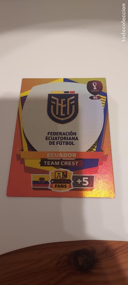 Football Stickers: MUNDIAL ADRENALYN 2022 WORLD CUP QATAR ALBUM PANINI N 95 ECUADOR