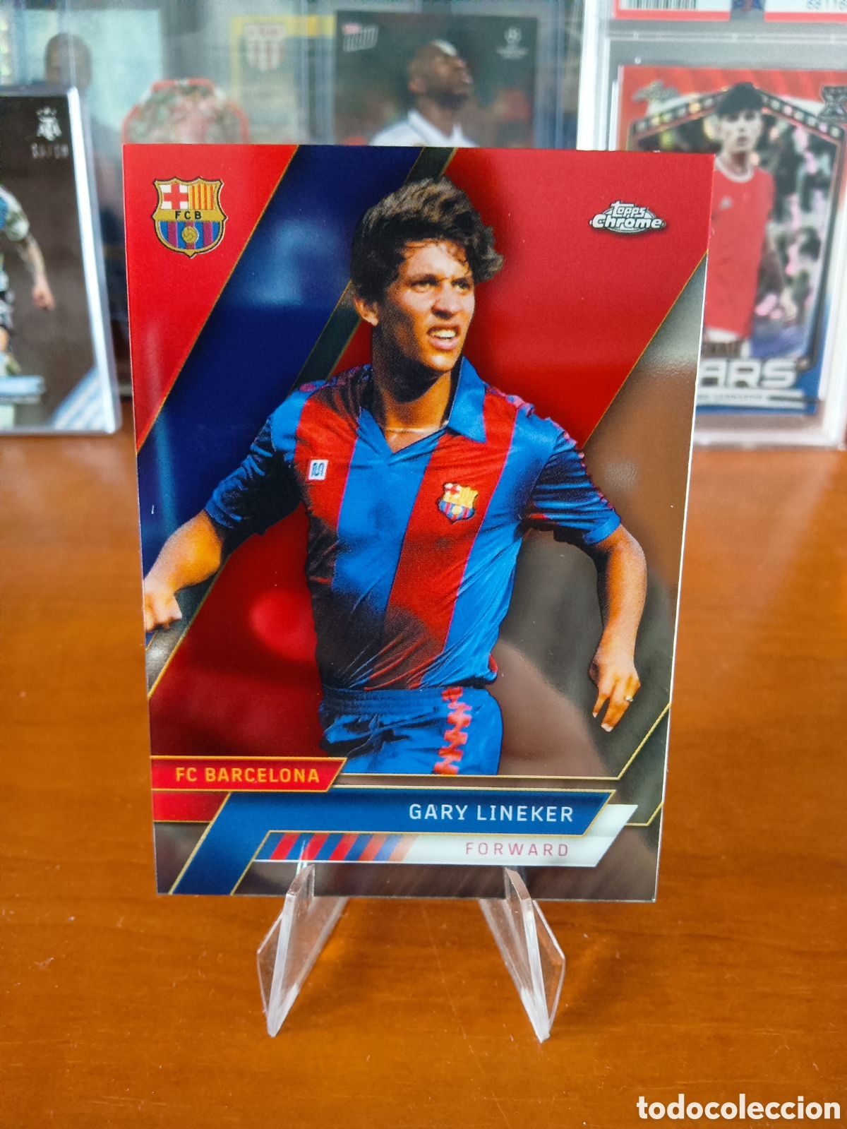 Cromos de F&uacute;tbol: Lineker 42 Topps Chrome FC Barcelona