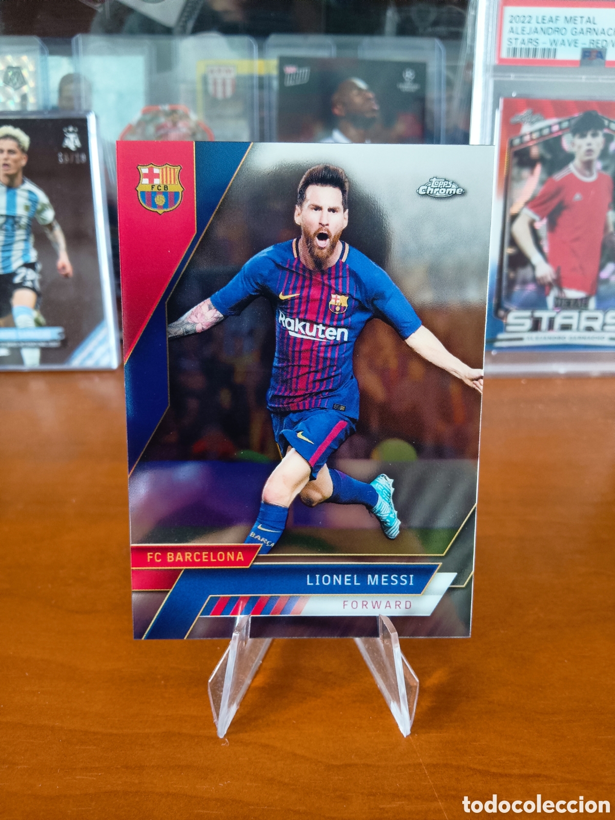Fu&szlig;ball-Sticker: Messi 99 Topps Chrome FC Barcelona