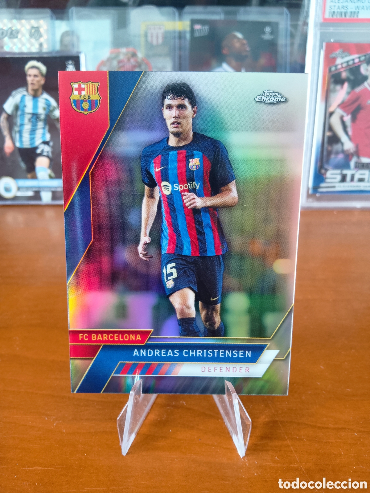 Figurine di Calcio: Christensen 78 Topps Chrome FC Barcelona