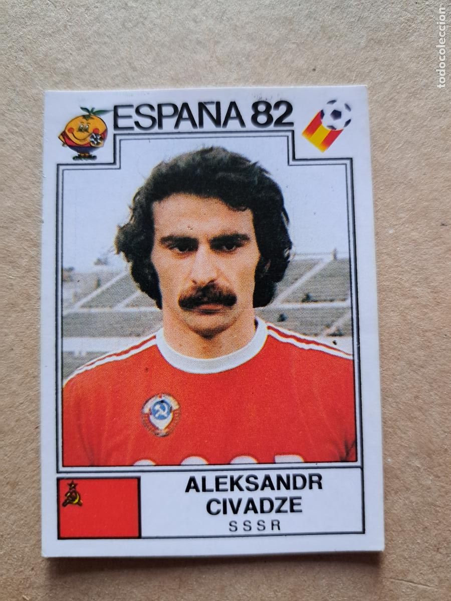 Cromos de f&uacute;tbol: ST N&ordm; 386 ALEKSANDR CIVADZE URSS SSSR MUNDIAL ESPA&Ntilde;A 82 1982 PANINI SIN PEGAR