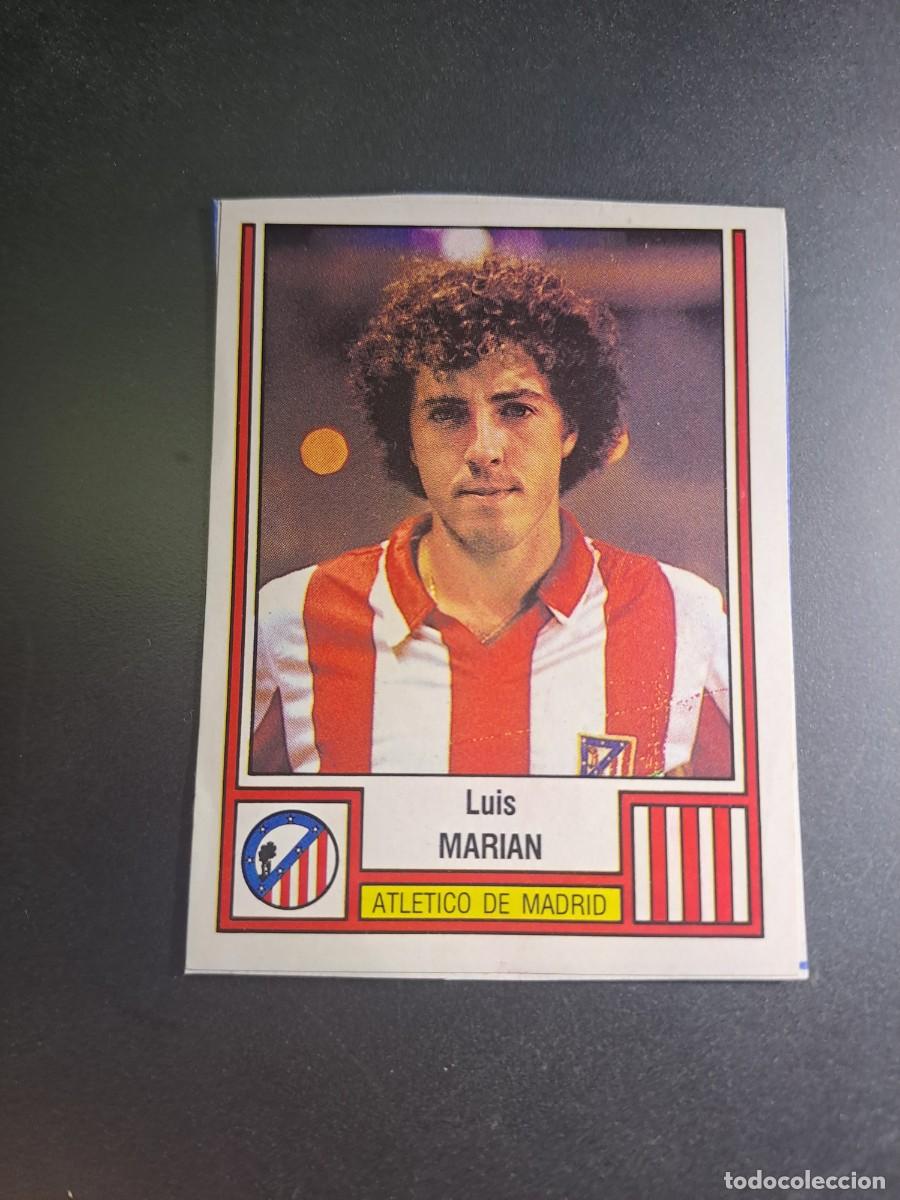 Fu&szlig;ball-Sticker: CROMO MARIAN 34 ATLETICO DE MADRID FUTBOL 83 82 1982 1983 PANINI CROMO CROM RECORTADO