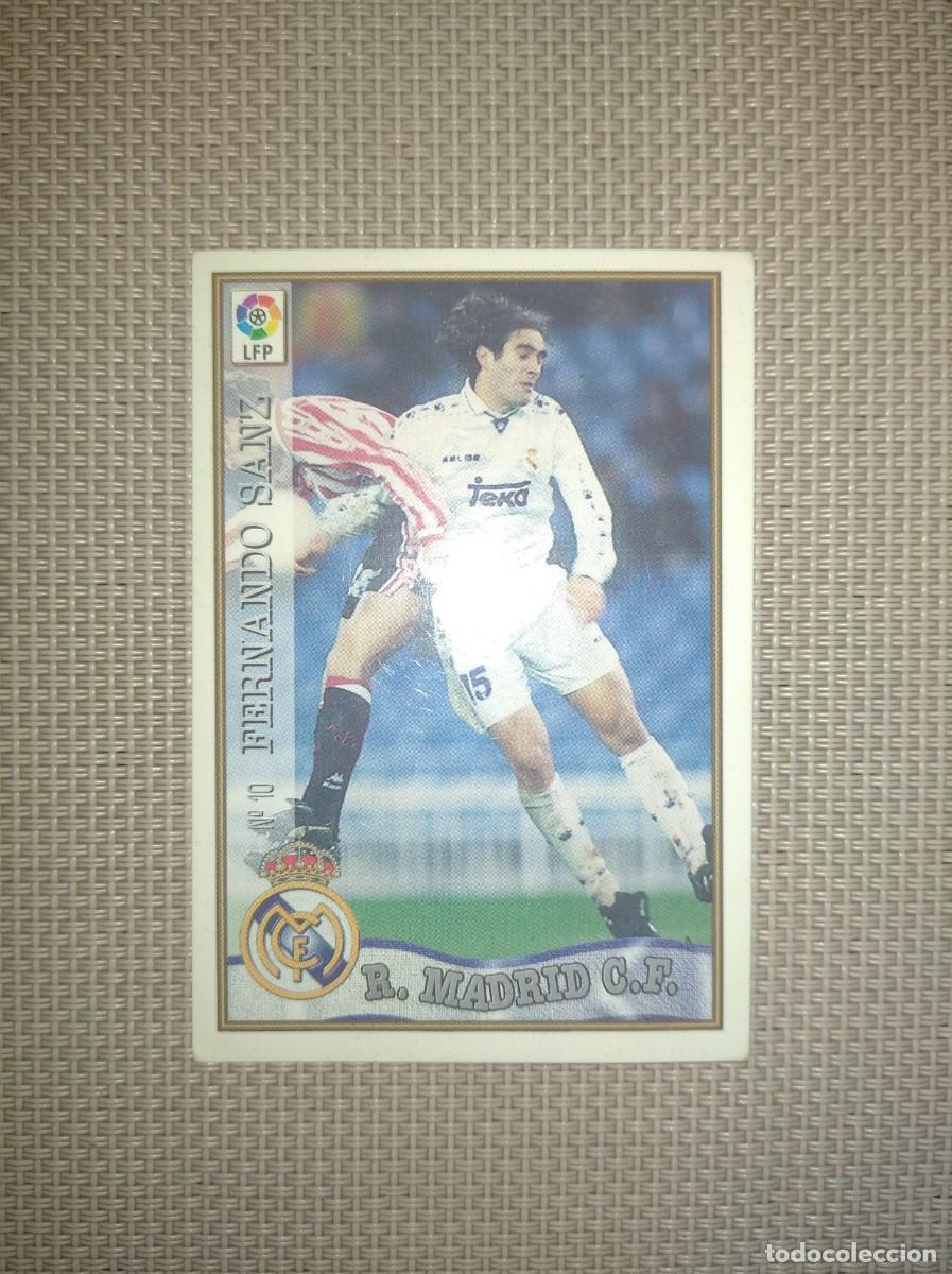 Cromos de f&uacute;tbol: Cromo Real Madrid 1997-98 N&ordm; 10 Fernando Sanz