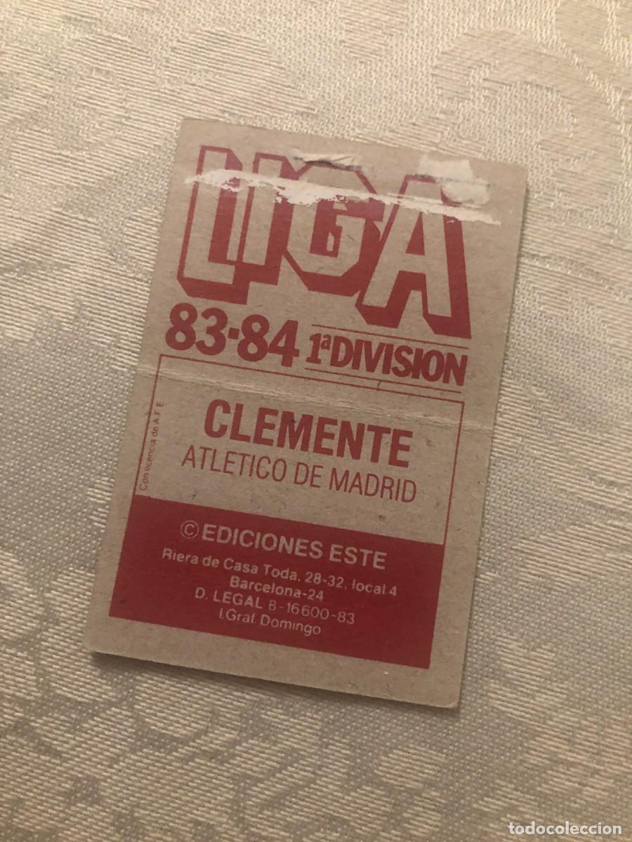 Cromos de f&uacute;tbol: CLEMENTE AT MADRID EDICIONES ESTE 1983 1984 - Foto 2