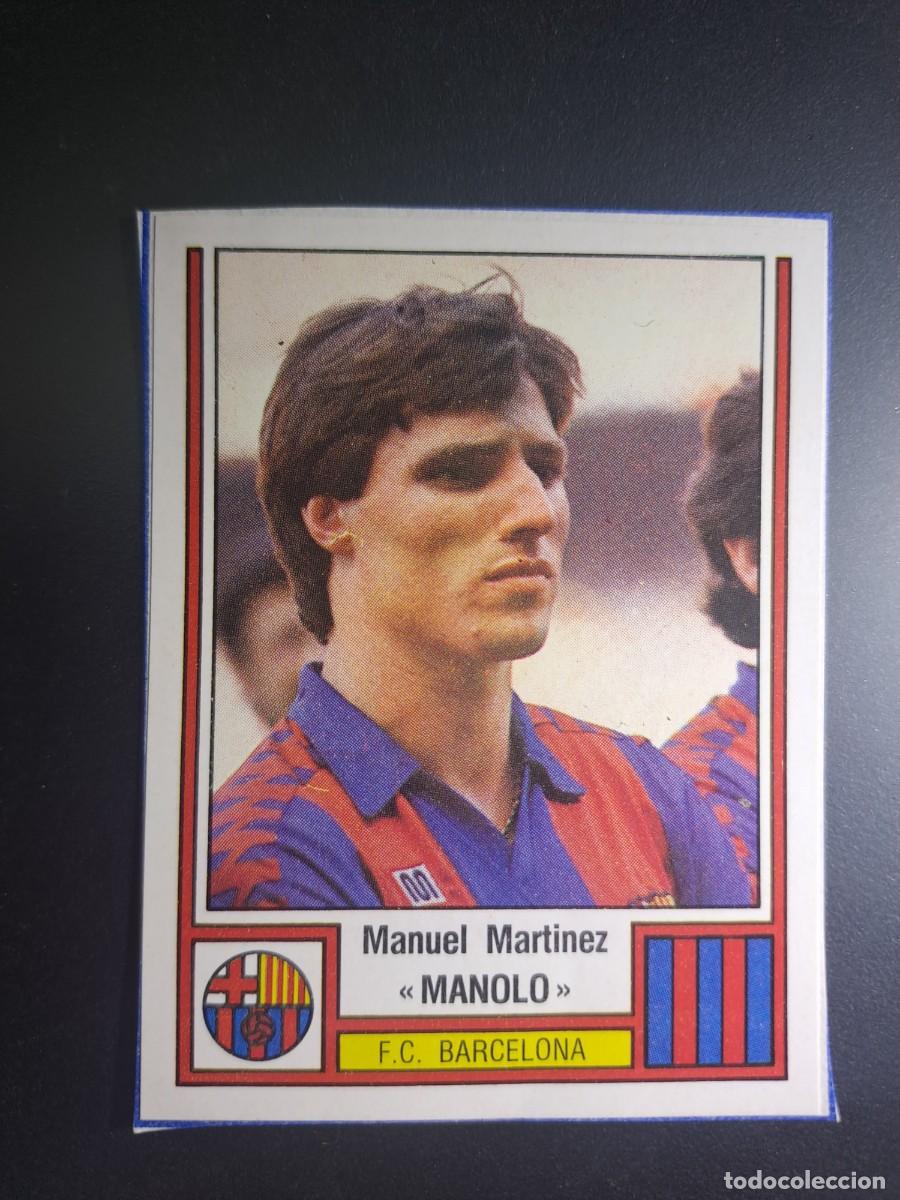 Figurine di Calcio: CROMO MANOLO 45 BARCELONA FUTBOL 83 82 1982 1983 PANINI CROMO CROM RECORTADO