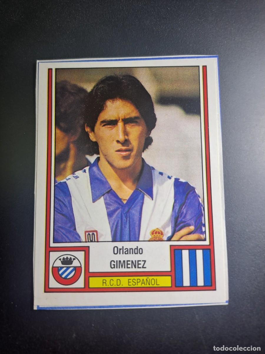 Cromos de f&uacute;tbol: CROMO GIMENEZ 105 ESPA&Ntilde;OL FUTBOL 83 82 1982 1983 PANINI CROMO CROM RECORTADO