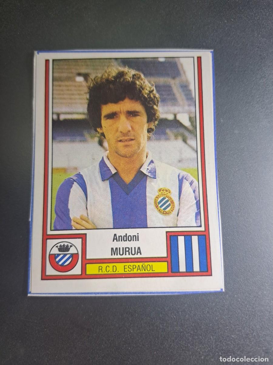 Figurine di Calcio: CROMO MURUA 106 ESPA&Ntilde;OL FUTBOL 83 82 1982 1983 PANINI CROMO CROM RECORTADO