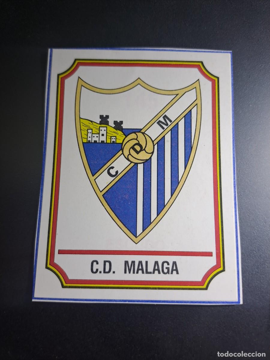 Cromos de Futebol: CROMO ESCUDO 145 MALAGA FUTBOL 83 82 1982 1983 PANINI CROMO CROM RECORTADO