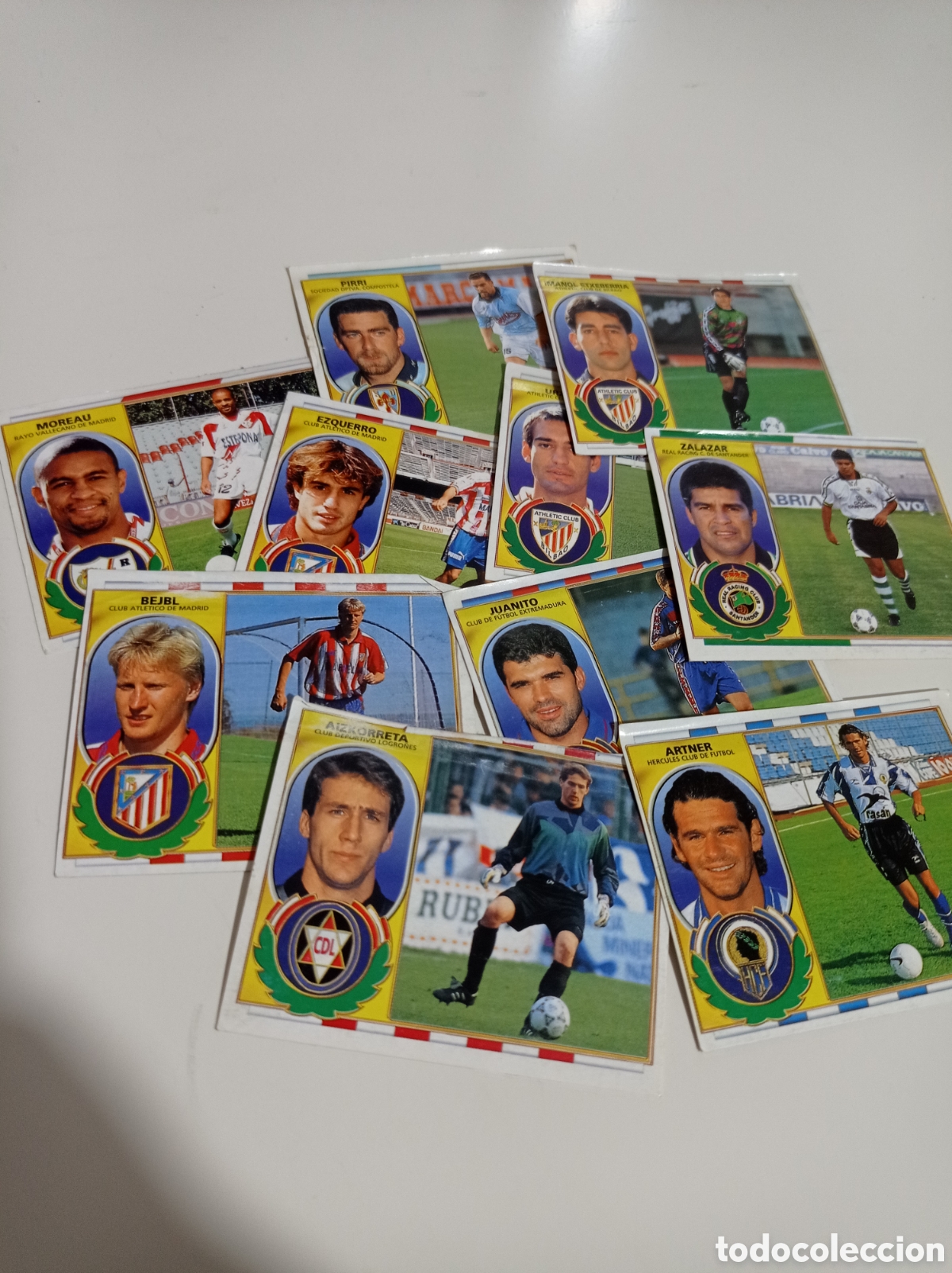 Cromos de f&uacute;tbol: ESTE 96 97 lote de colocas - Foto 2