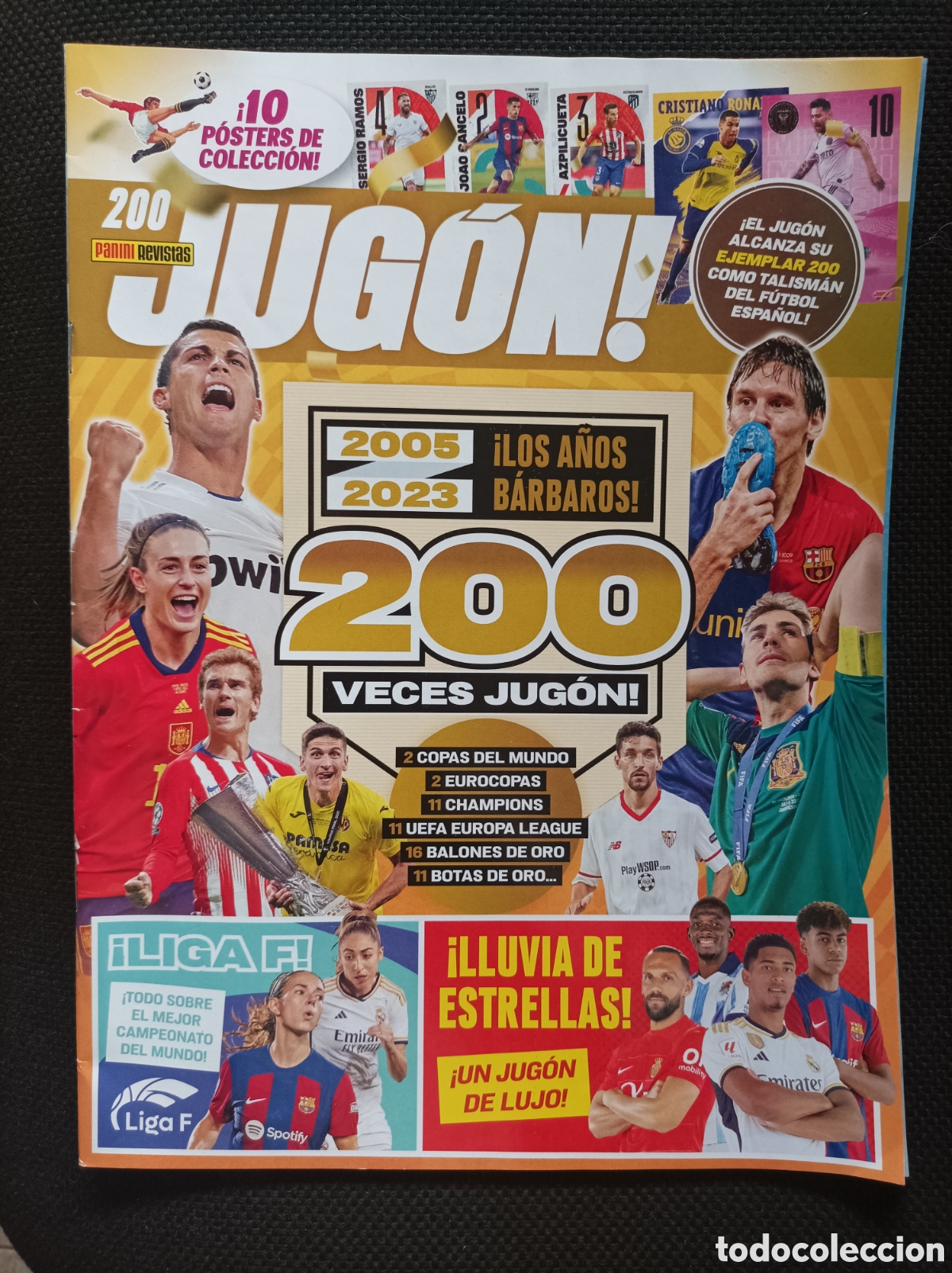 Figurine di Calcio: REVISTA JUG&Oacute;N 200 PANINI - SIN CROMOS