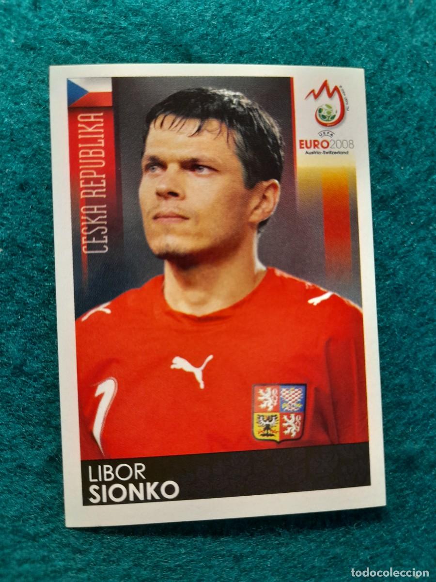 Football Stickers: CROMO EURO 2008, PANINI. CESKA REPUBLIKA. LIBOR SIONKO. N&ordm; 93