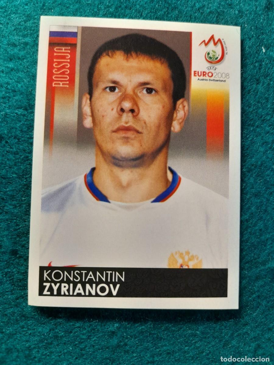 Football Stickers: CROMO EURO 2008. PANINI. ROSSIJA. KOSTANTIN ZYRIANOV. N&ordm; 452